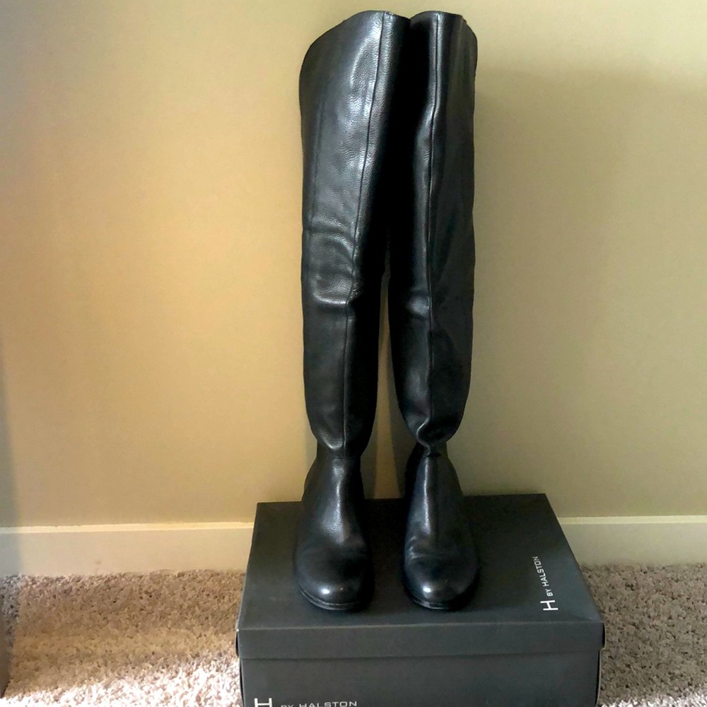 Over the knee boots by Halston